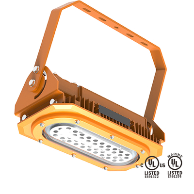 UL844 UL1598A Certified 80W LED Explosionproof Lights For Marine Vessels