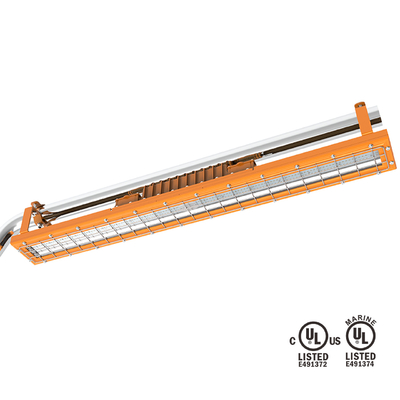 UL844 Certified 36~100W 4 Foot Led Explosionproof Light For Paint Booths